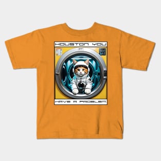 Washing Machine Catspaceship VII Kids T-Shirt